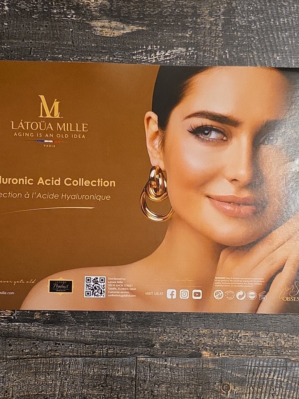 Latoua Mille Hyaluronic Acid Serum - Gold